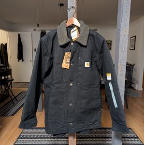 Carhartt Men's Medium Black Chore Coat